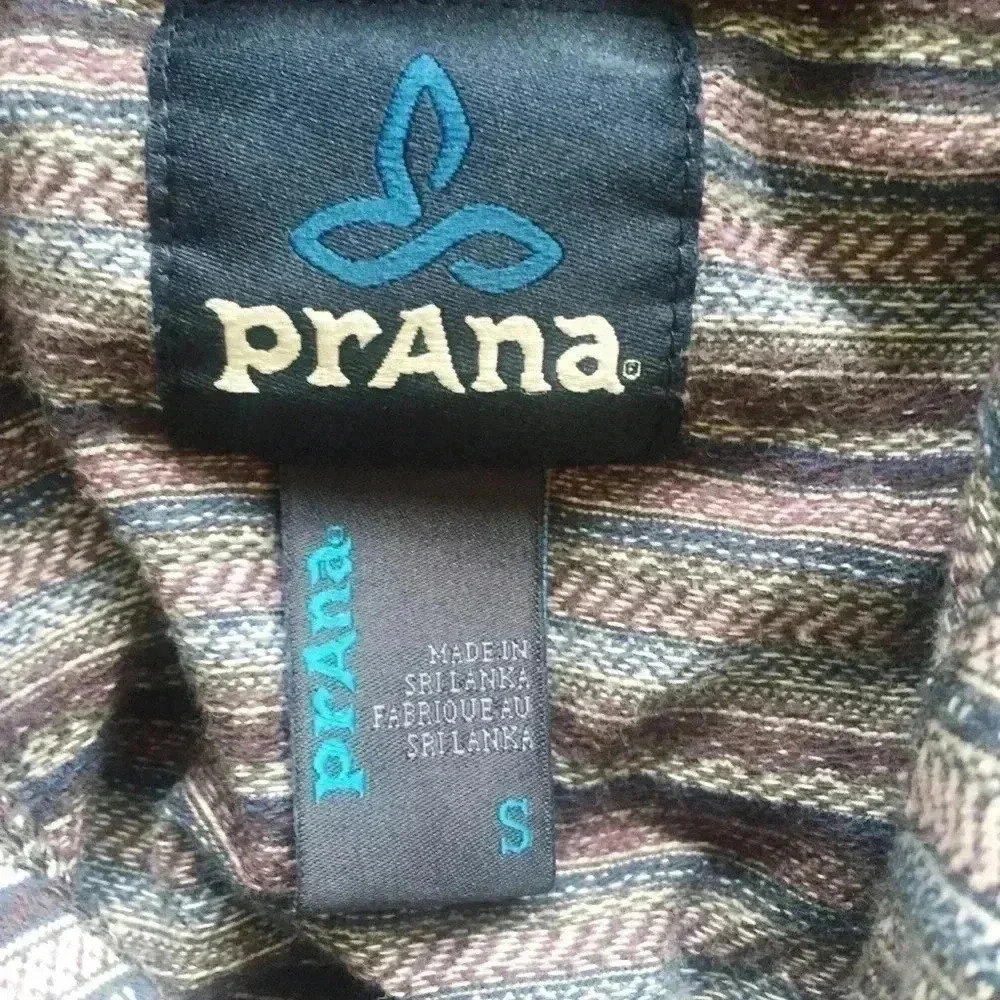 PrAna Aztec Stripped Pullover Hoodie - Picture 7 of 7